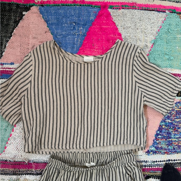 Curator Striped fawn skirt and Hanna top - Picture 2 of 6